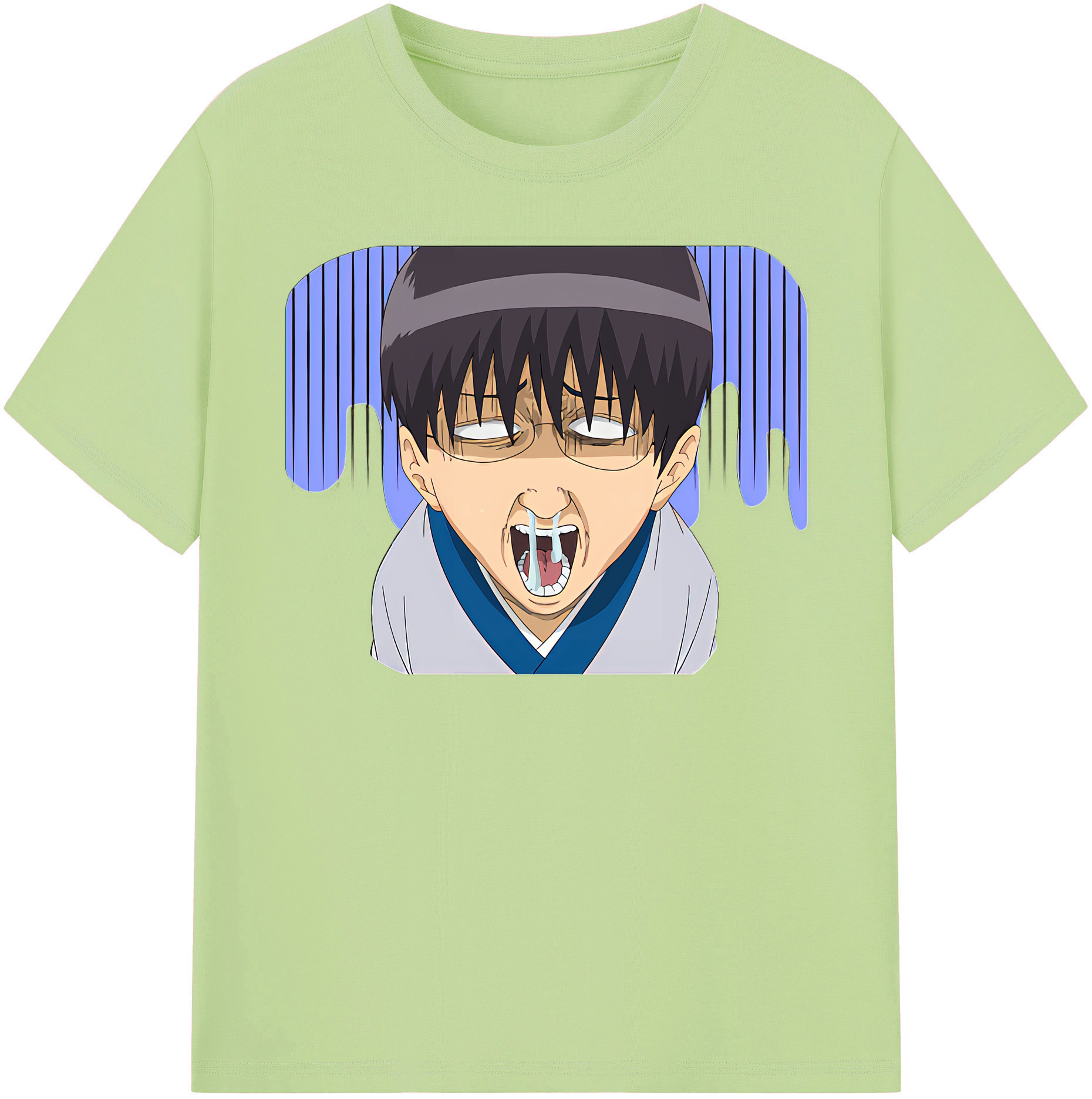 （画像用） ぎんたま 坂田銀時（さかたぎんとき） 神楽 志村新八（しむら しんぱち） GINTAMA Sakata Gintoki Kagura Shimura Shinpachi 綿100％半袖Tシャツ（フロントプリント）